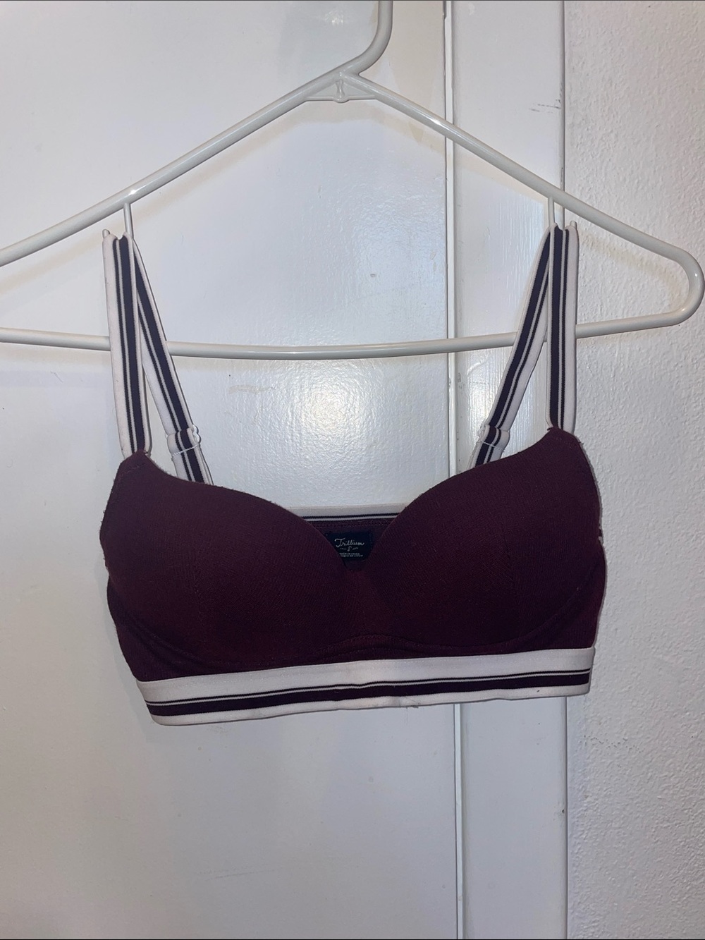 Everyday Padded Bralette with Striped Band